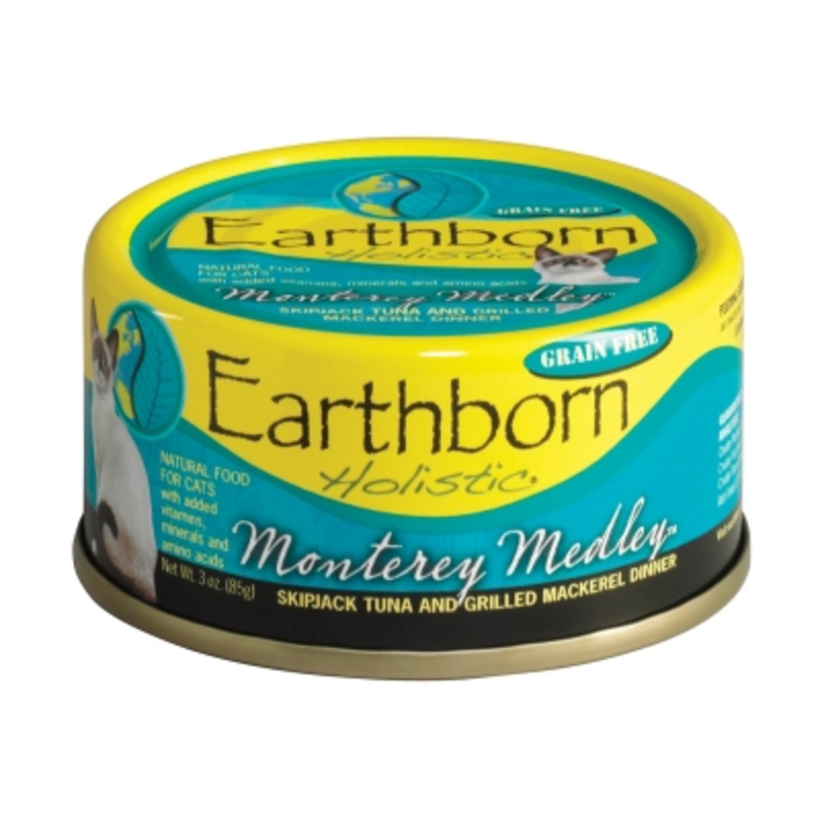Earthborn Holistic Earthborn Holistic Monterey Medley Tuna & Mackerel Wet Cat Food 3 oz Cans, Case of 24
