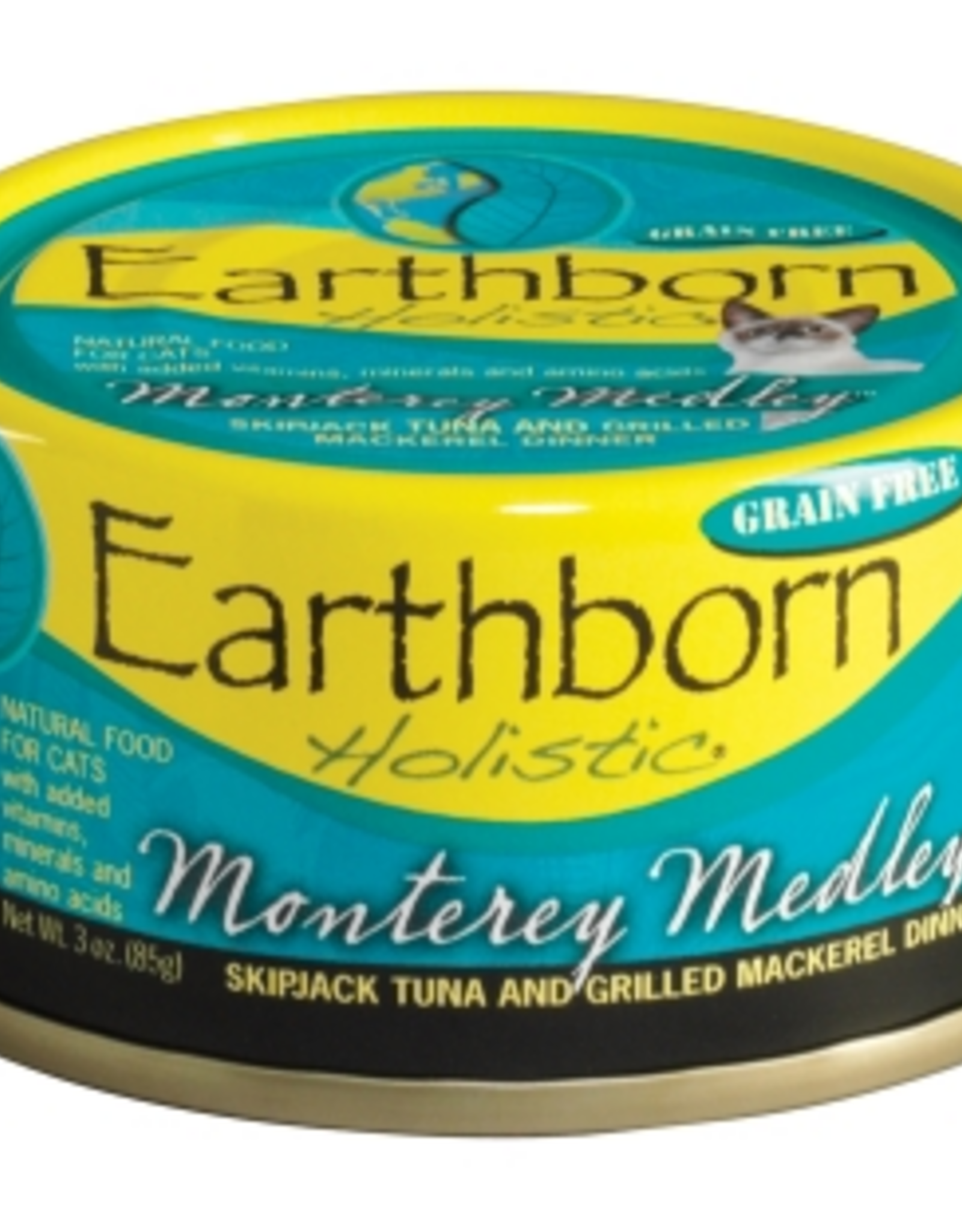 Earthborn Holistic Earthborn Holistic Monterey Medley Tuna & Mackerel Wet Cat Food 3 oz Cans, Case of 24
