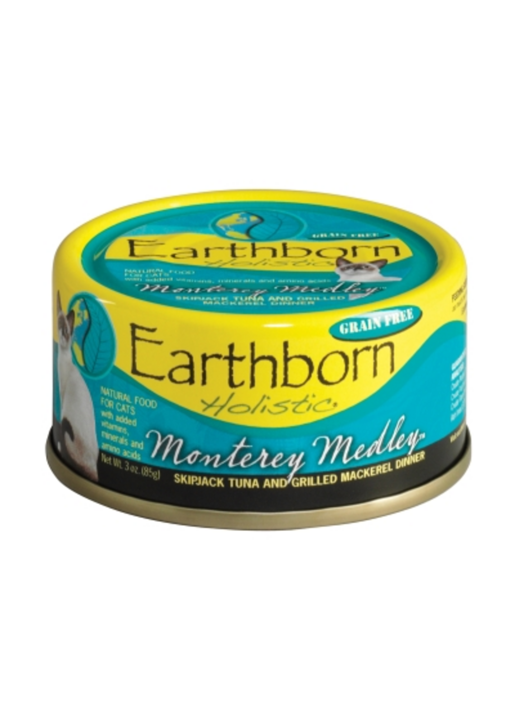 Earthborn Holistic Earthborn Holistic Monterey Medley Tuna & Mackerel Wet Cat Food 3 oz Cans, Case of 24