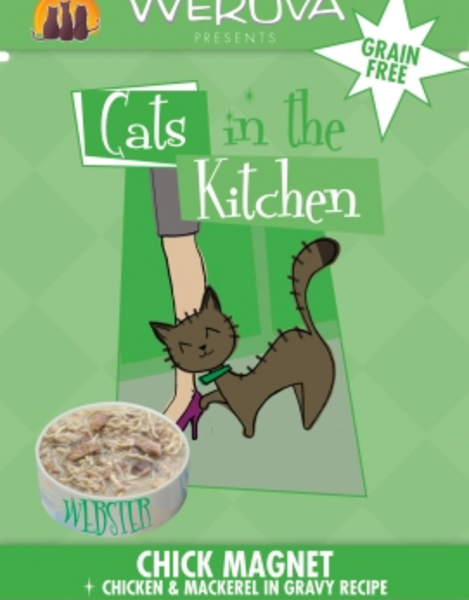 Weruva Cats In the Kitchen Chick Magnet Pouches 3 Oz, 8 Ct