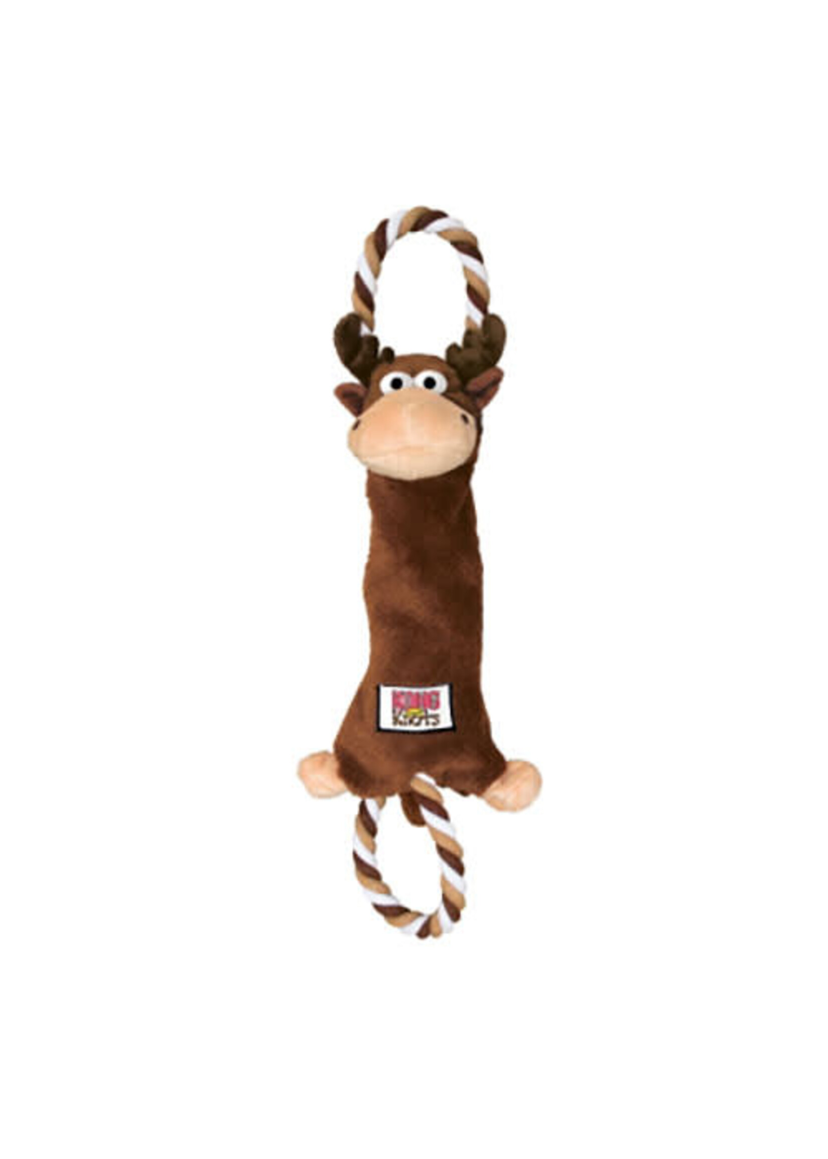 KONG KONG Tugger Knots Moose Dog Toy - Medium/Large