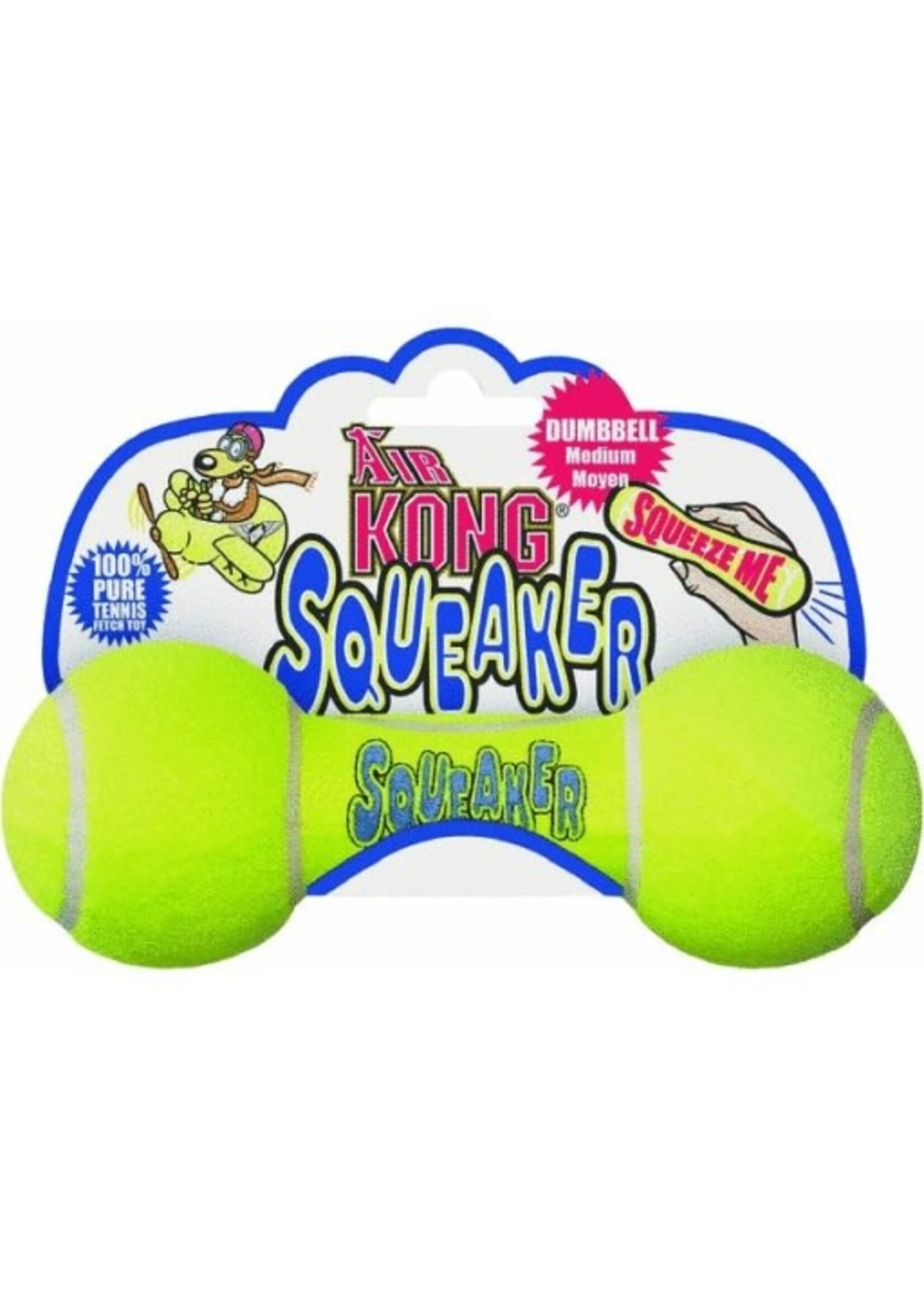 KONG KONG Air Dog Squeaker Dumbbell Dog Toy - Medium