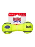 KONG KONG AirDog Squeaker Dumbbell Dog Toy - Small, Yellow