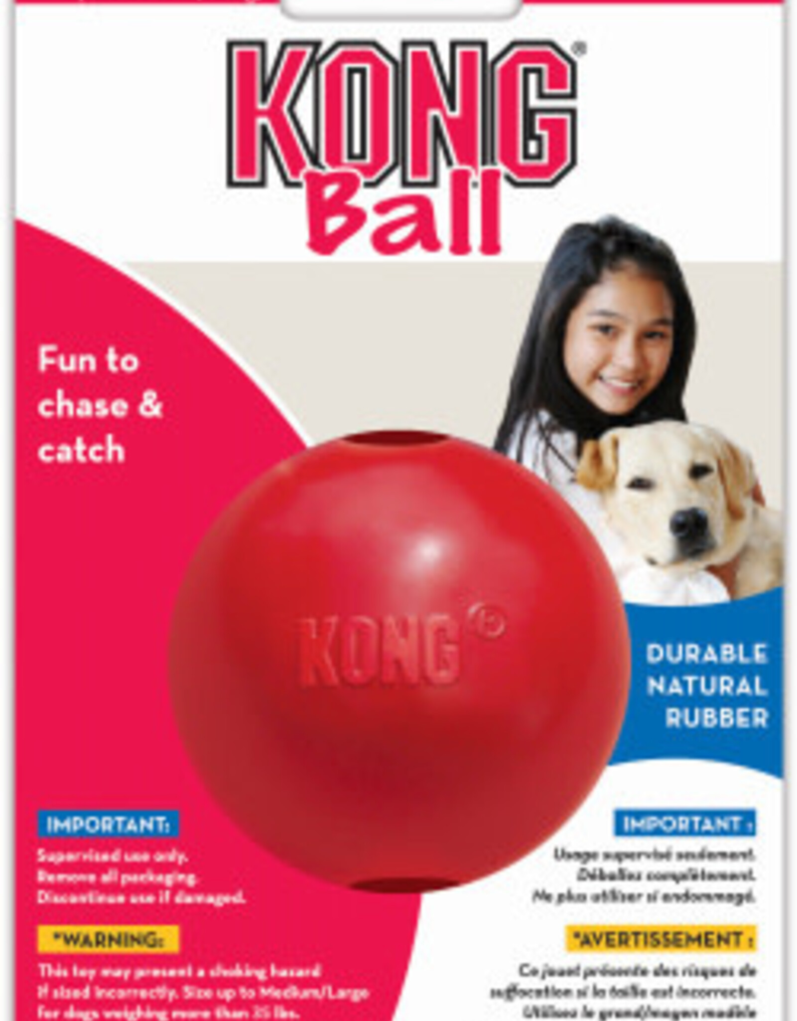 KONG KONG Classic Ball Dog Toy - Small