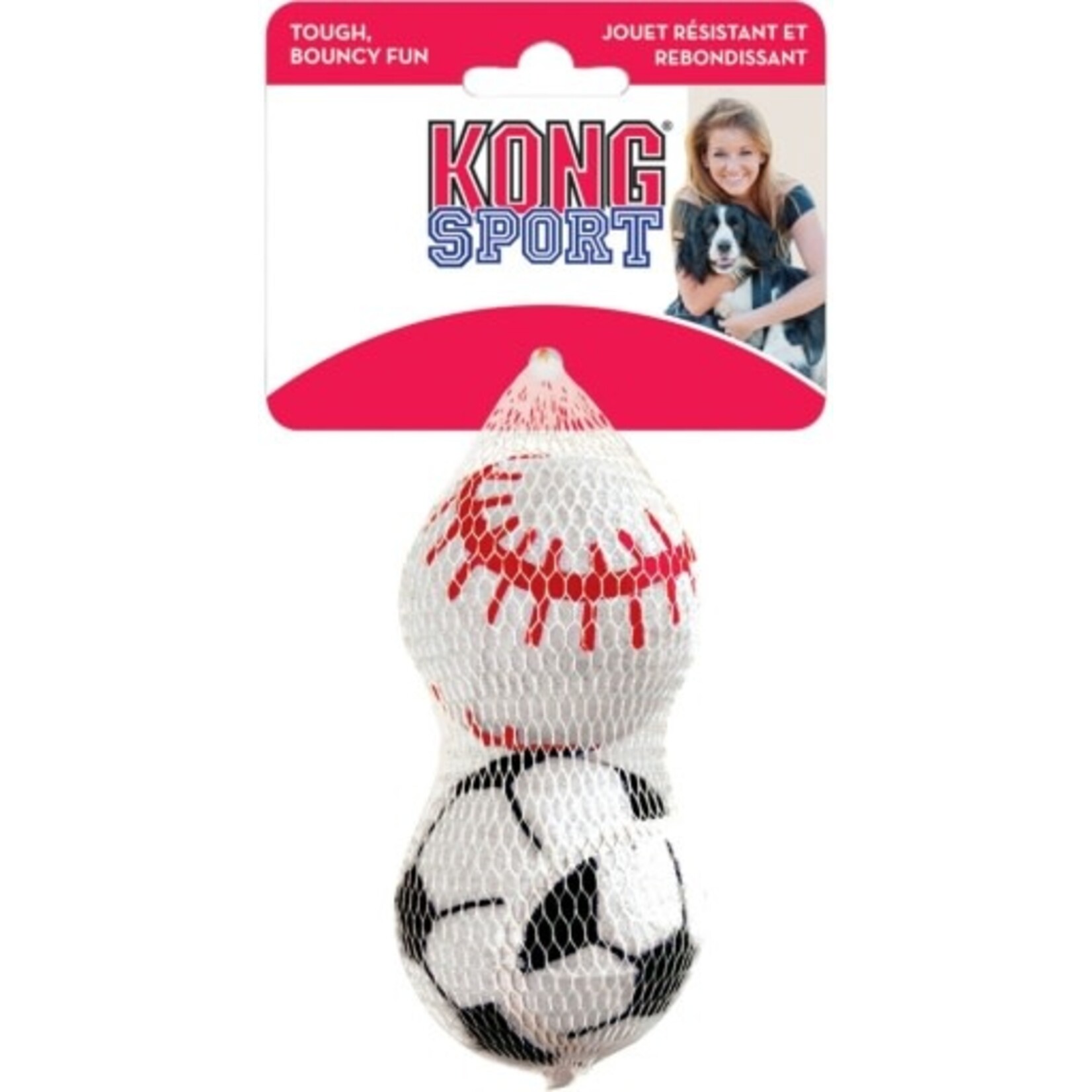 KONG KONG Sports Balls Large 2-Pack (Assorted) for Dogs