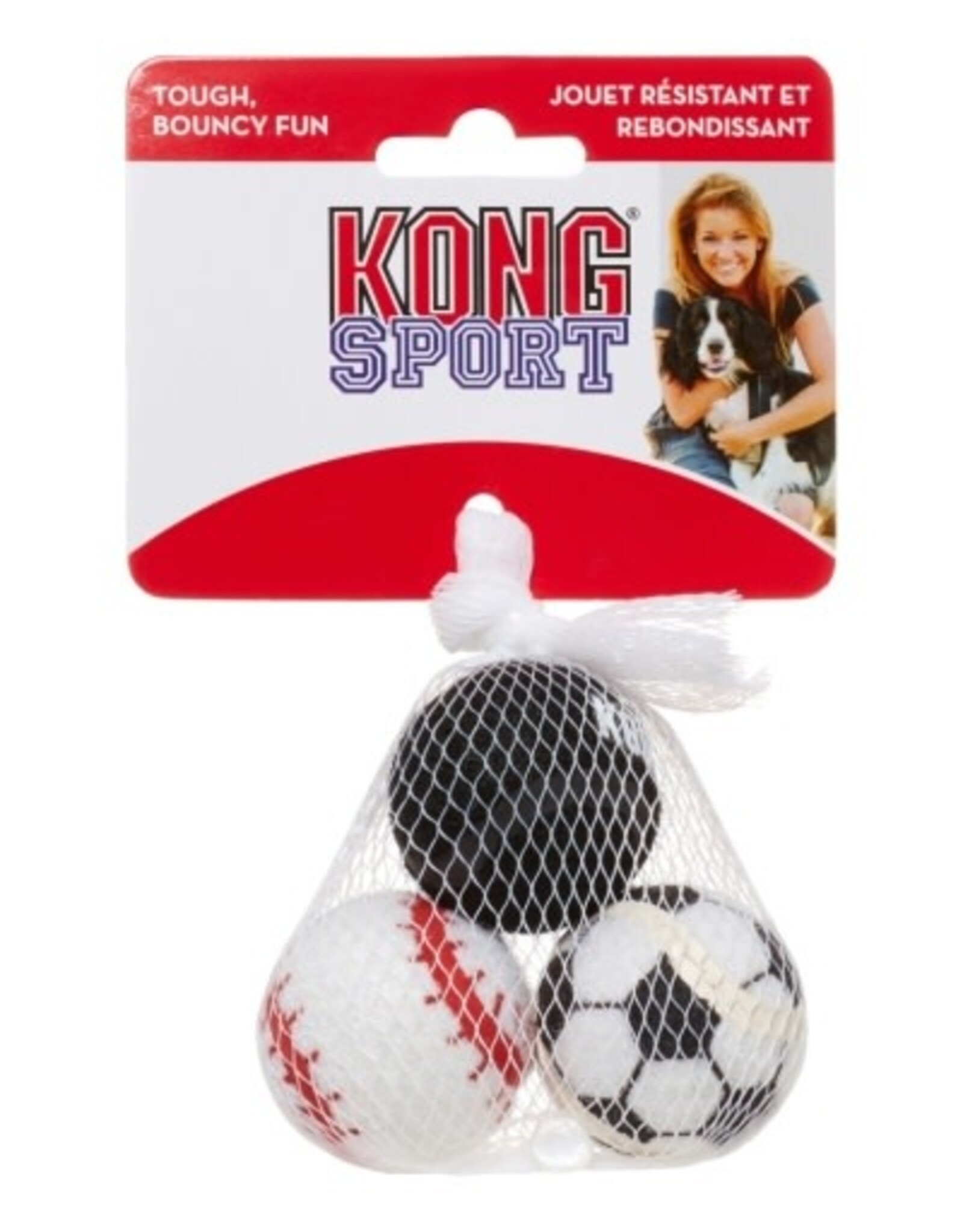 KONG KONG Sport Balls Assorted - X-Small, 3 Count