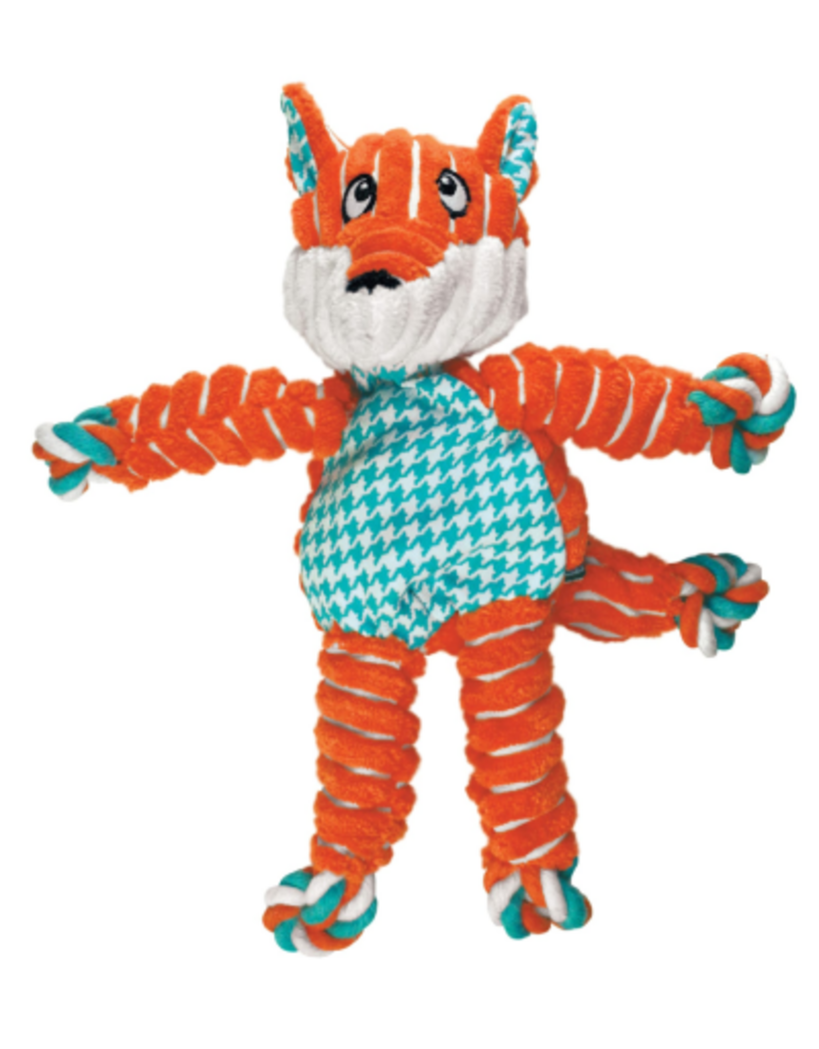 KONG KONG Floppy Knots Fox Dog Toy - Small/Medium