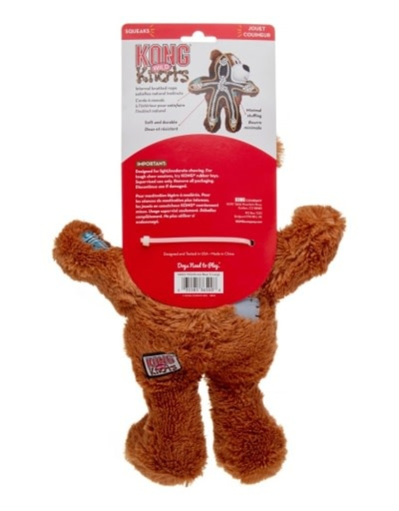 KONG KONG Wild Knots Bear Dog Toy - Extra Large