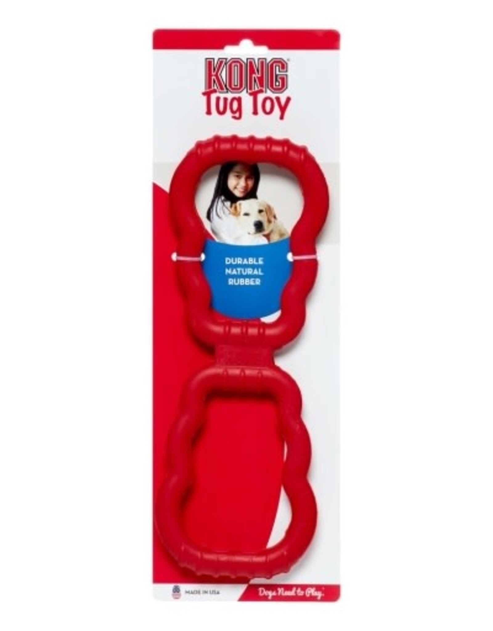 KONG KONG Tug Dog Toy - Tug Dog Toy