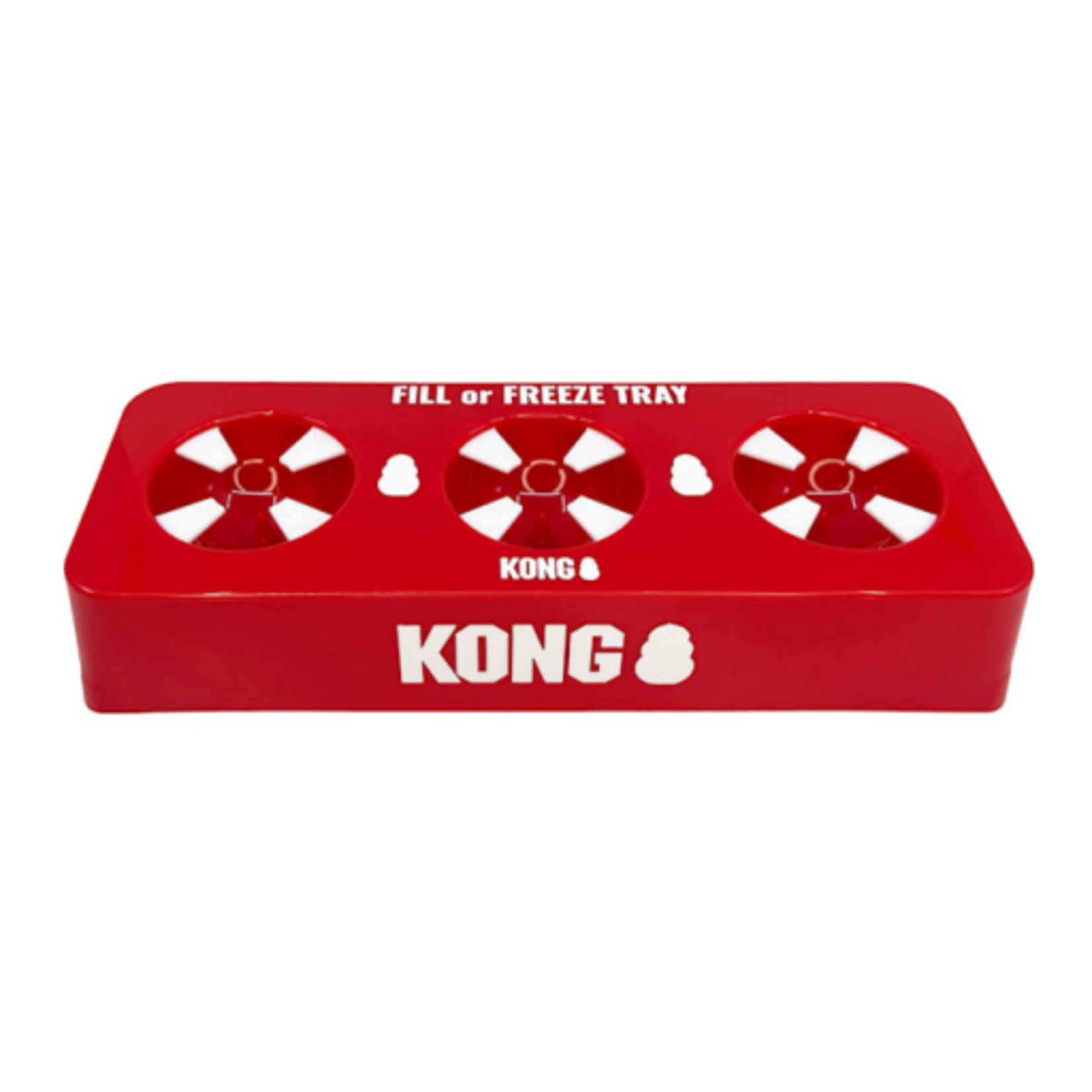 KONG KONG Fill or Freeze Tray Dog Toy - Large, Red