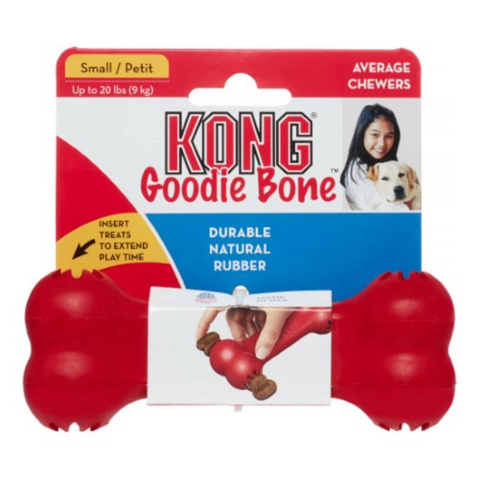 KONG KONG Goodie Bone Dog Toy - Small