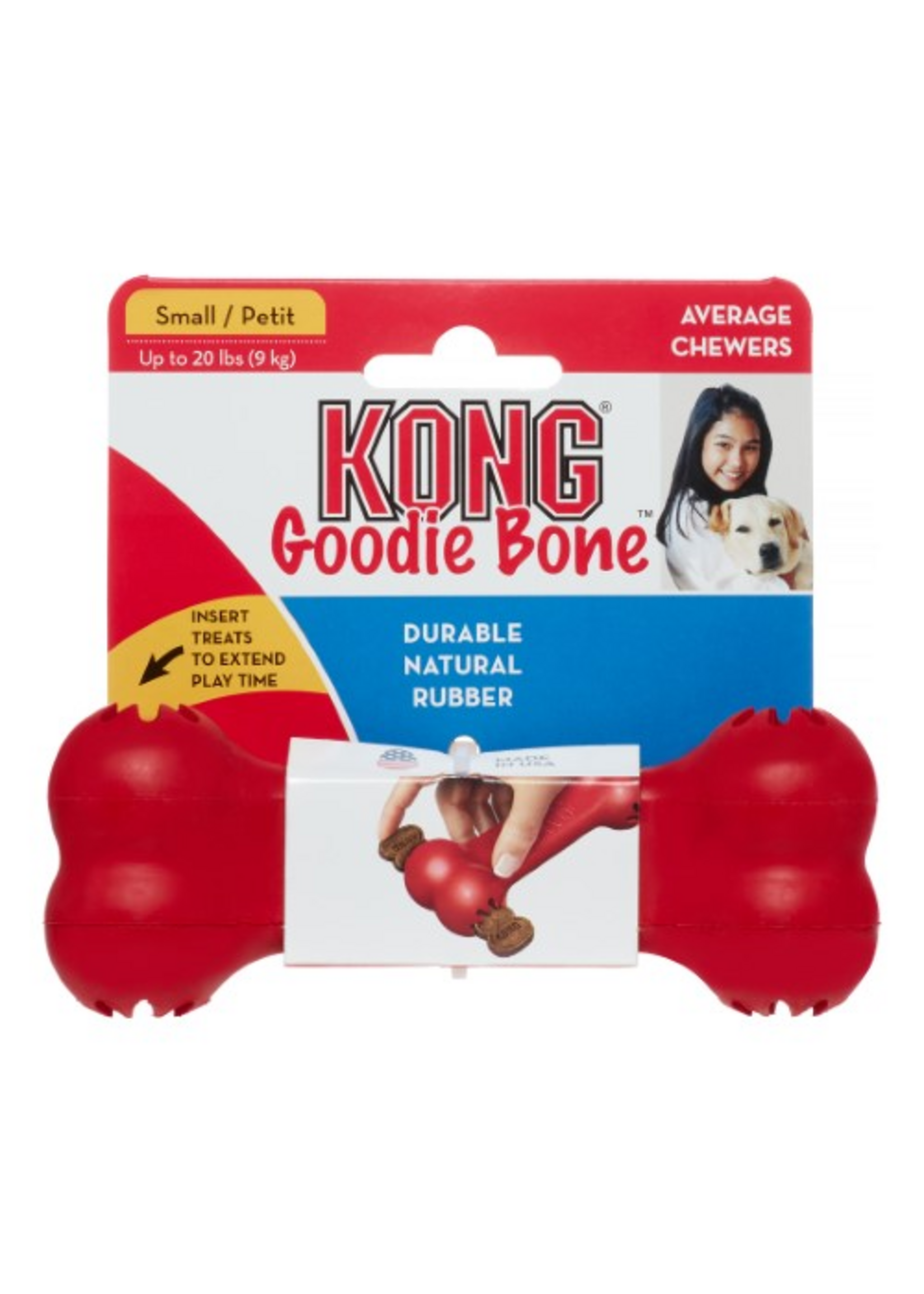KONG KONG Goodie Bone Dog Toy - Small