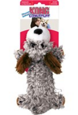 KONG KONG Low Stuff Scruffs Plush Dog Toy Dark Brown Large