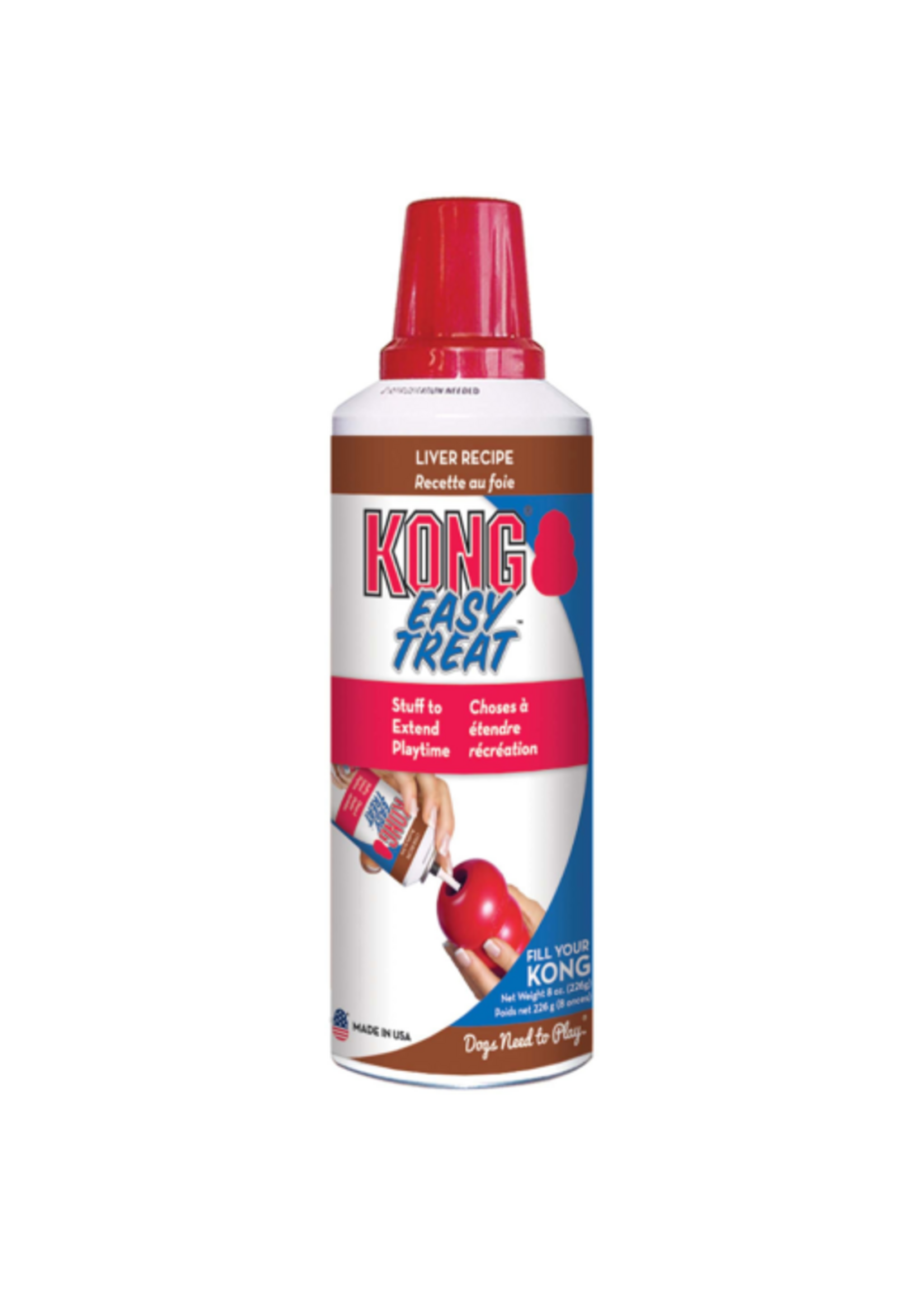 KONG KONG Stuff N Easy Treat Dog Treat Liver  Liver Paste - 8 Oz