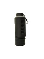 KONG KONG H2O K9 UNIT Insulated Stainless Steel Dog Water Bottle & Travel Bowl, Shadow Black, 25-oz