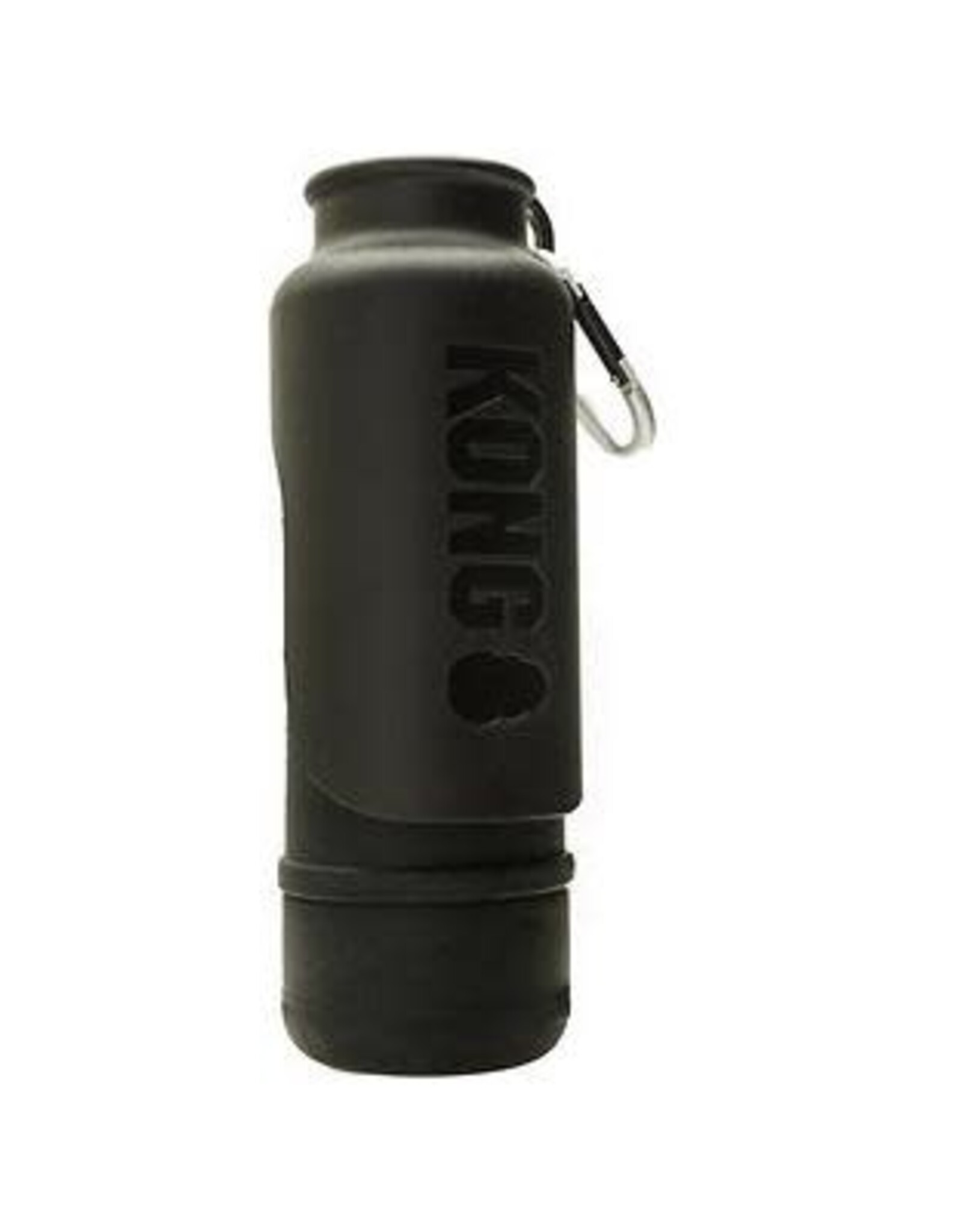 KONG KONG H2O K9 UNIT Insulated Stainless Steel Dog Water Bottle & Travel Bowl, Shadow Black, 25-oz