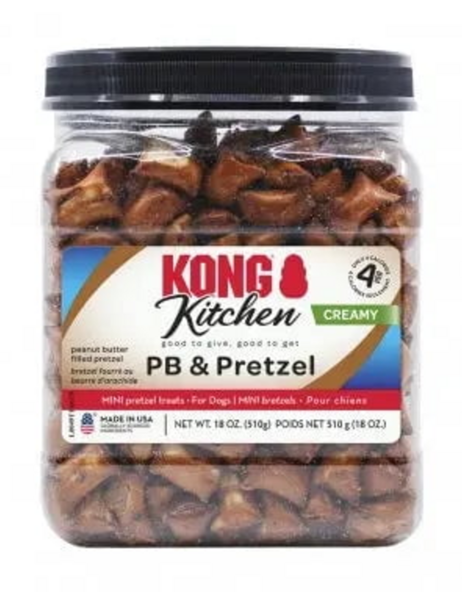 KONG KONG Kitchen Creamy Peanut Butter and Pretzel Dog Treat - 18oz