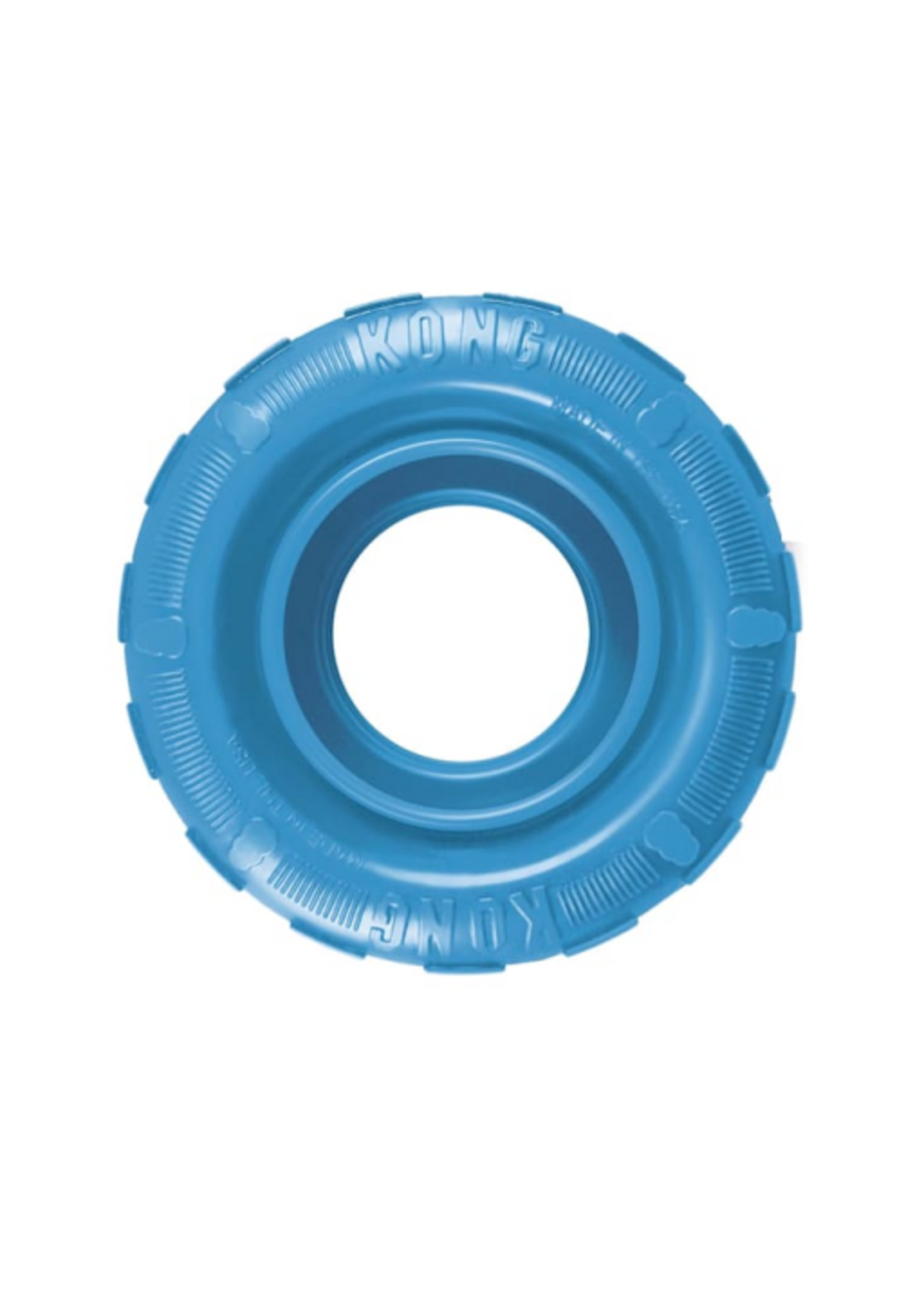 KONG KONG Puppy Tires Dog Toy - Pink/Blue, Medium/Large