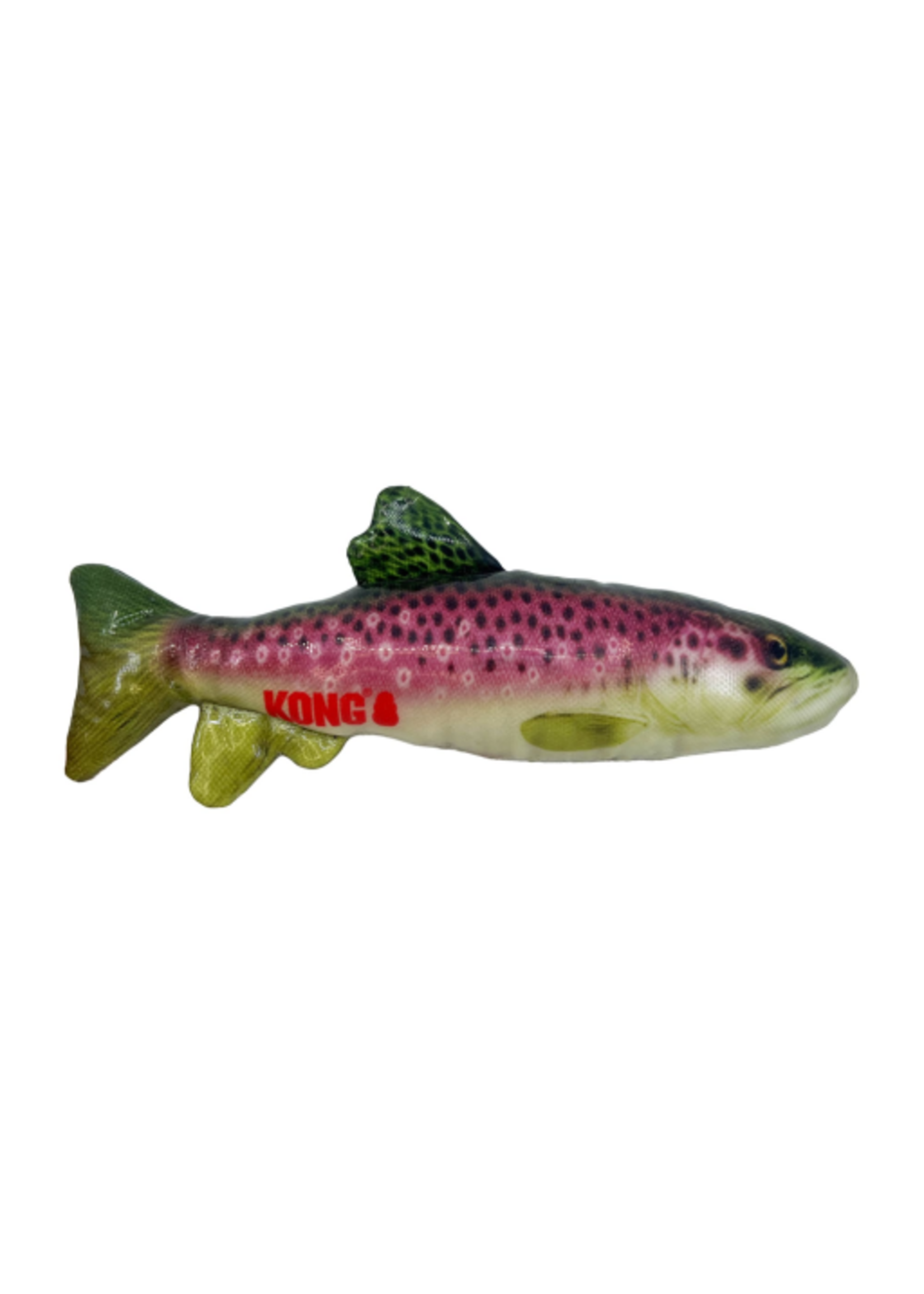 KONG KONG Wild Shieldz Trout Dog Toy - Large, Red
