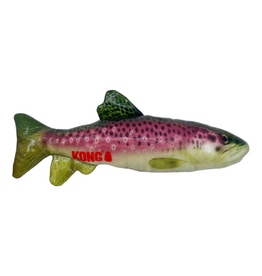 KONG KONG Wild Shieldz Trout Dog Toy - Large, Red