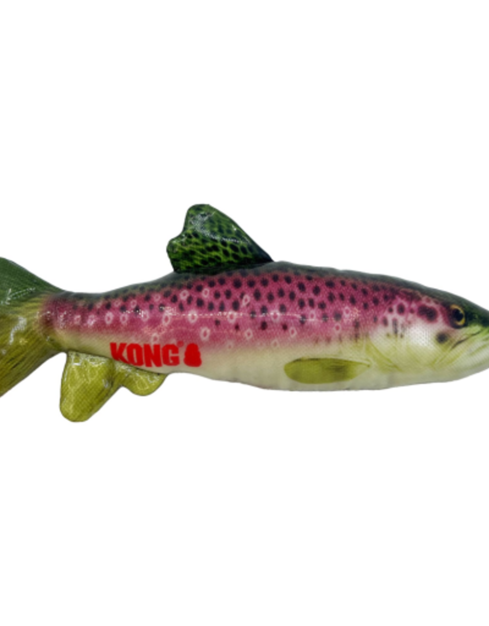 KONG KONG Wild Shieldz Trout Dog Toy - Large, Red