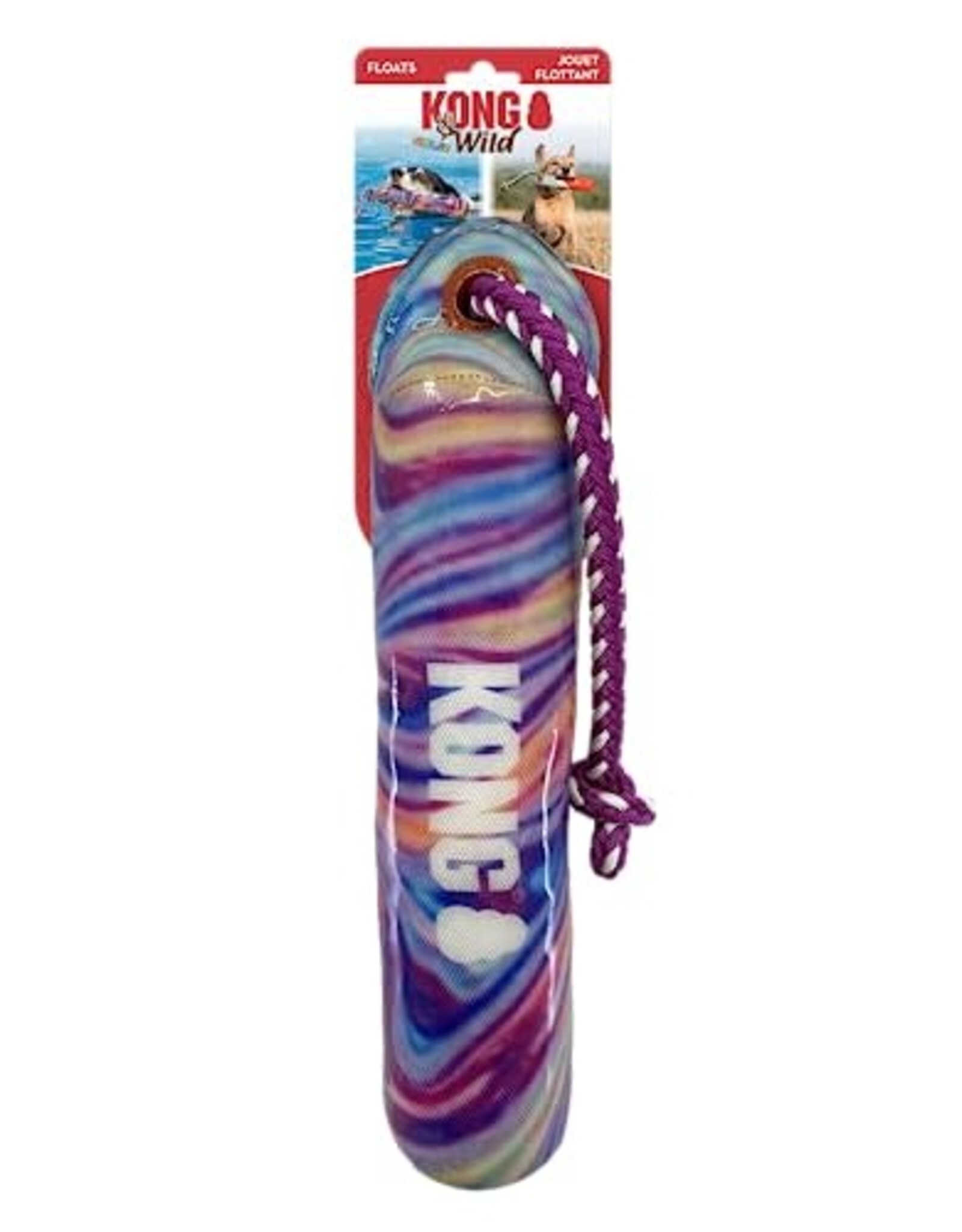 KONG KONG Wild Shieldz Dog Training Dummy Swirl Dog Toy - Medium & Large