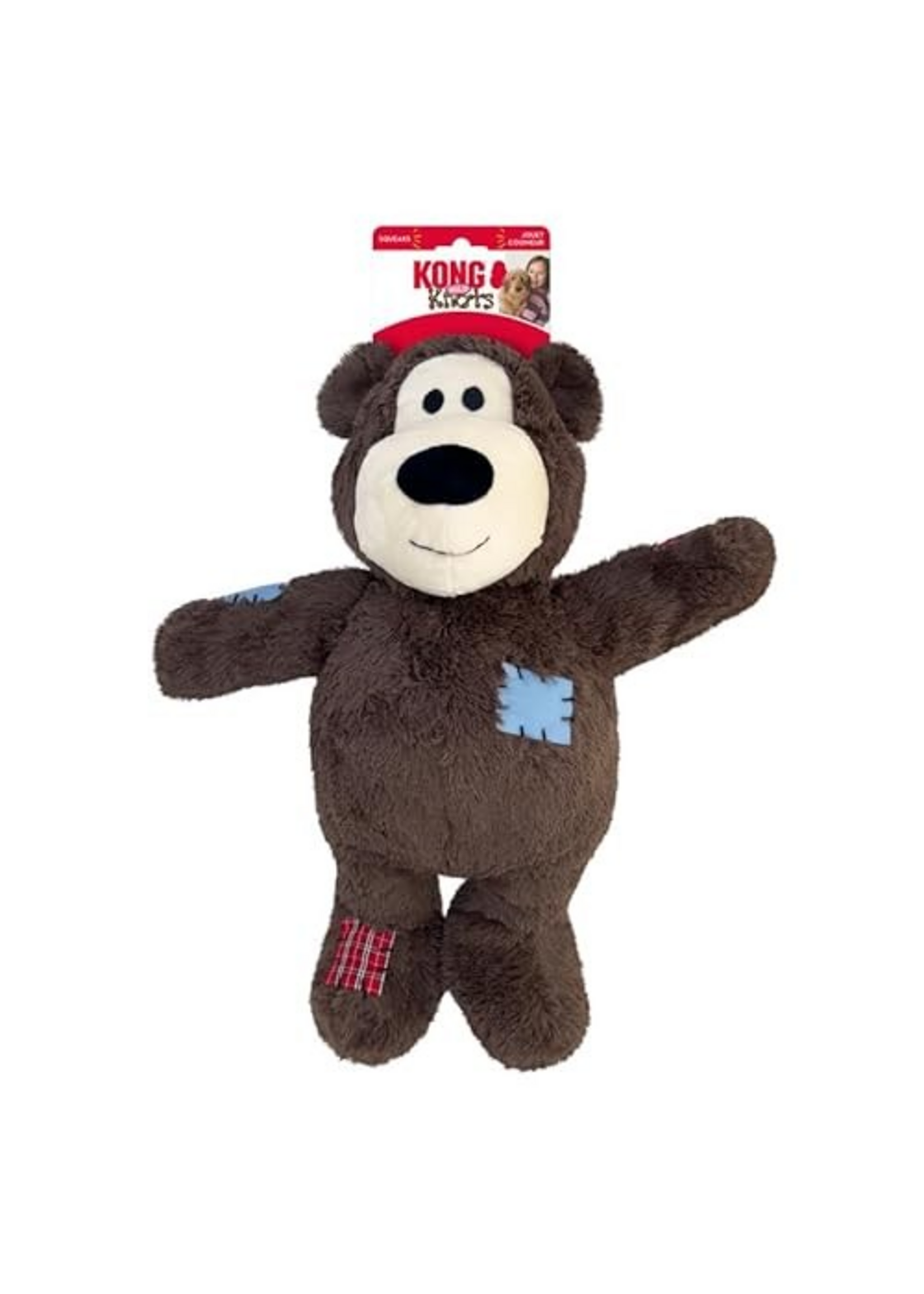 KONG KONG Wild Knots Jumbo Bear Dog Toy Assorted