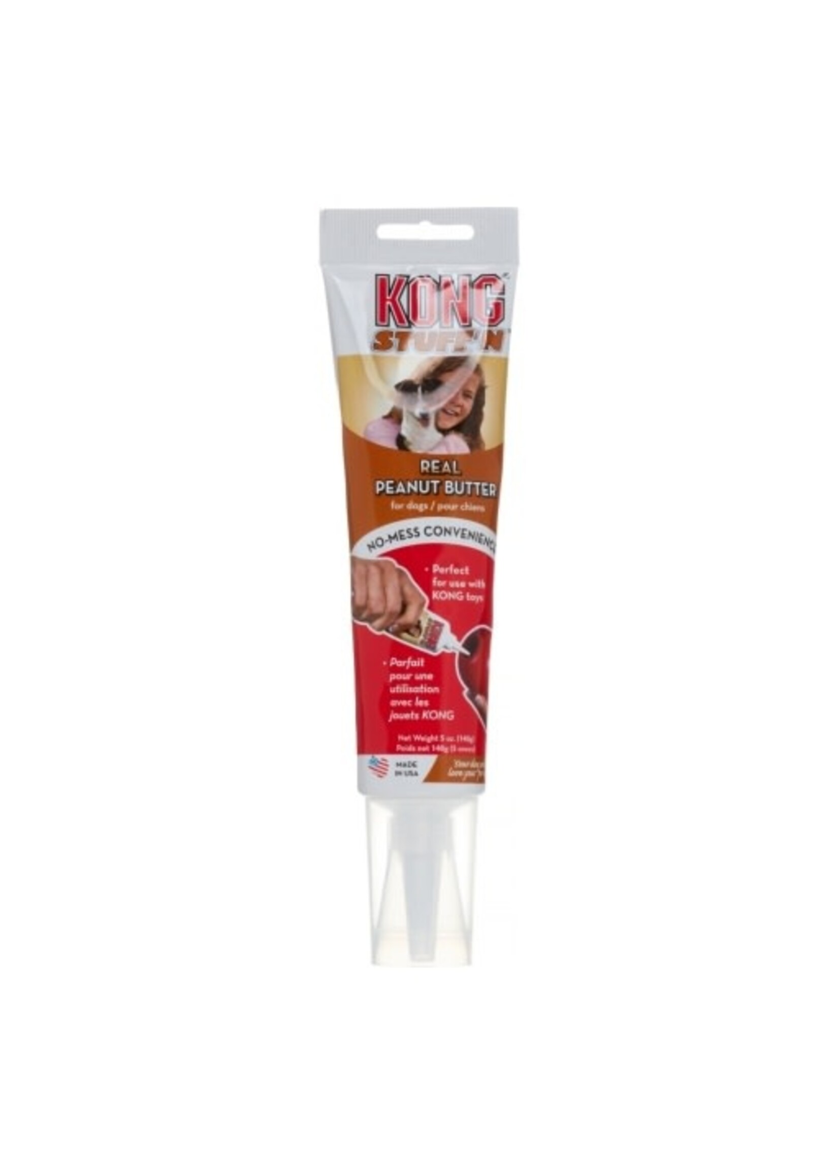 KONG KONG Stuff'N Real Peanut Butter Dog Treat Tube - 5 Oz