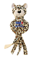 KONG KONG Wubba No Stuff Cheetah Dog Toy - Large