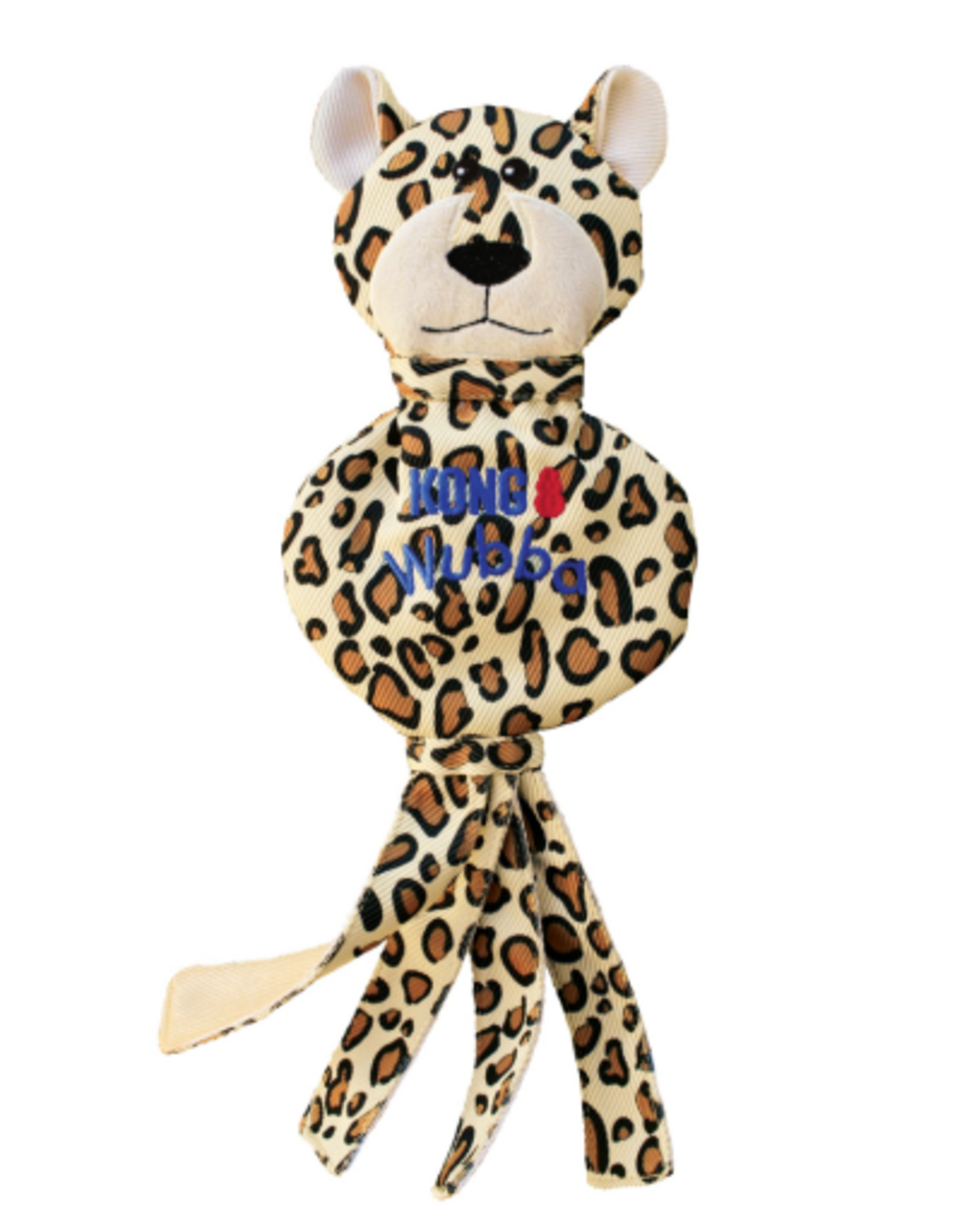 KONG KONG Wubba No Stuff Cheetah Dog Toy - Large