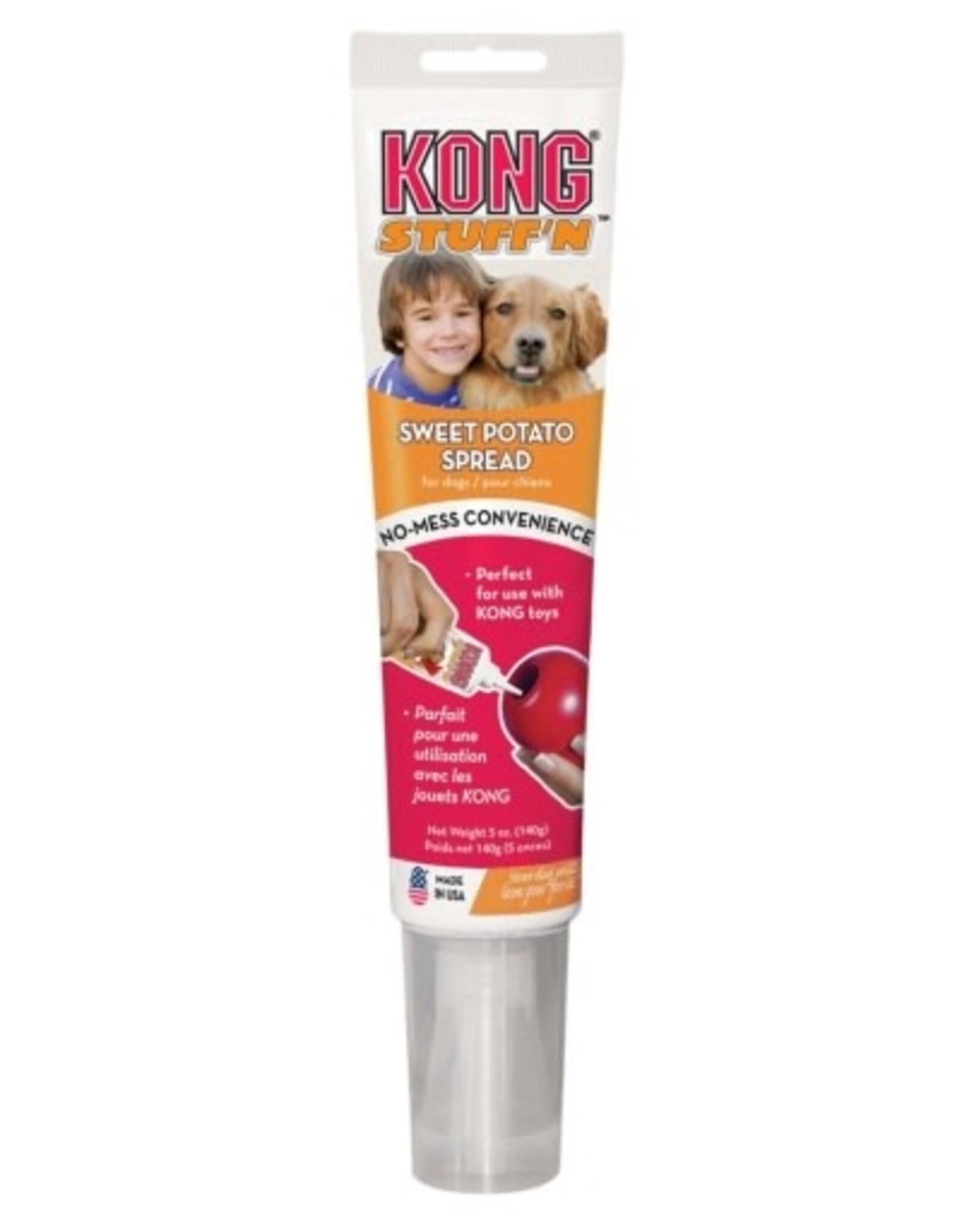 KONG KONG Stuff'N Sweet Potato Spread Dog Treat Tube - 5 Oz
