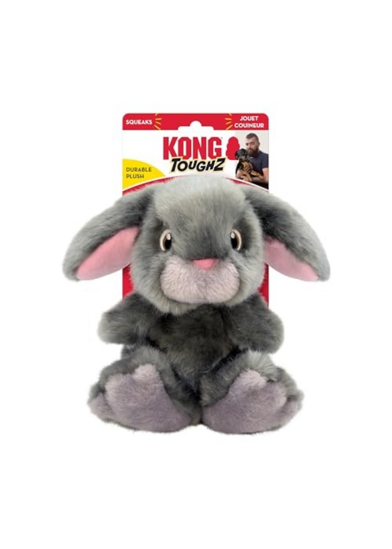 KONG KONG Toughz Durable Plush Dog Toy (Bunny)