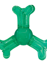 KONG KONG Squeezz Dental Roller Bone Dog Toy - Small, Green
