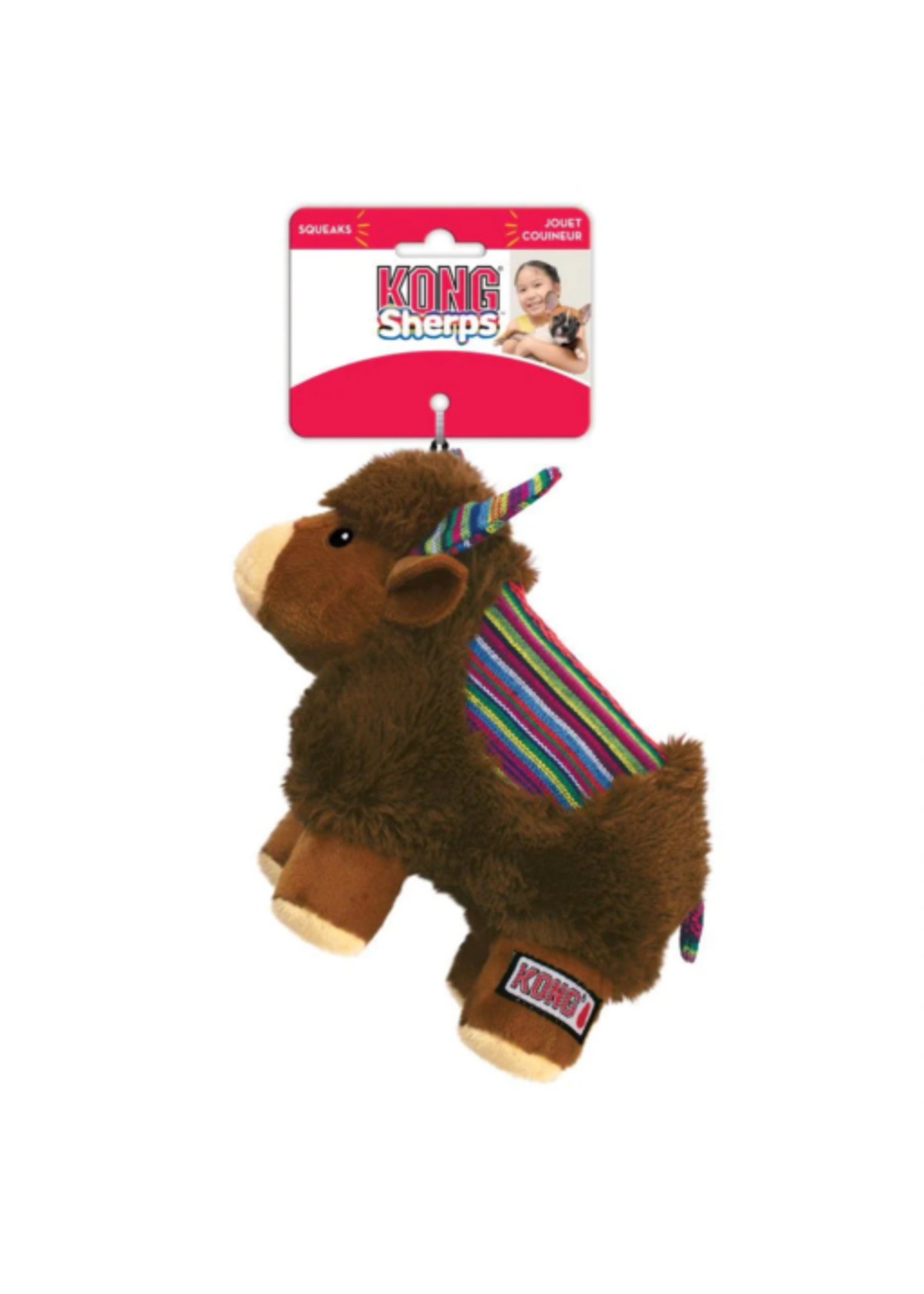 KONG KONG Sherps Yak Dog Toy - Medium