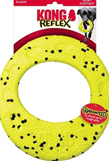 KONG KONG Reflex Flyer Dog Toy - Large, Yellow