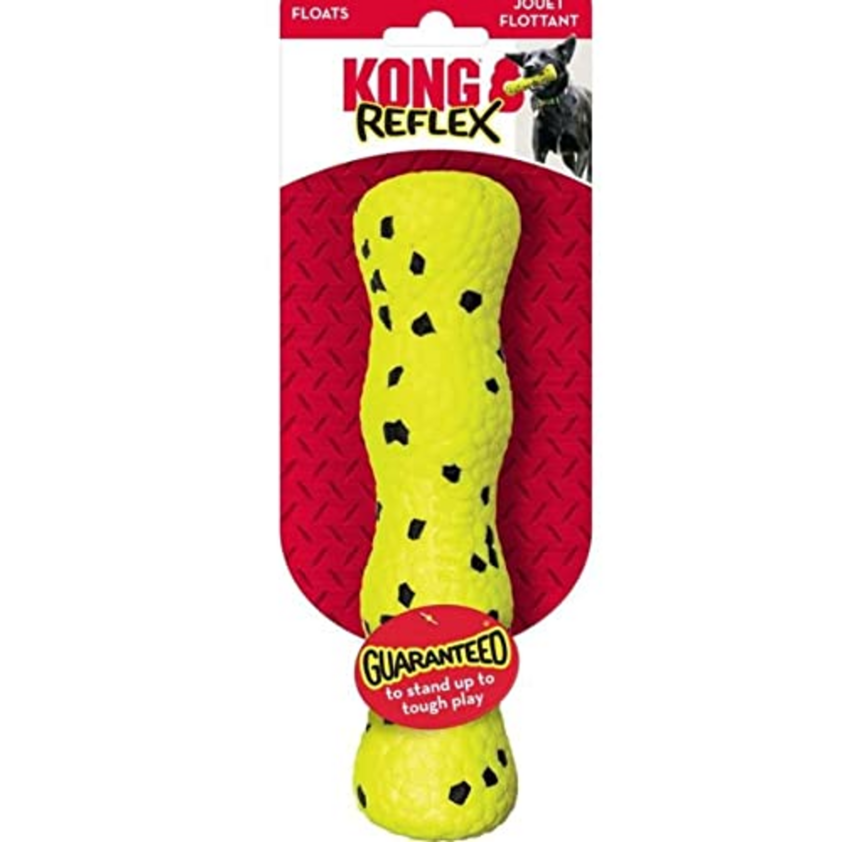 KONG KONG Reflex Stick Dog Toy - Medium, Yellow