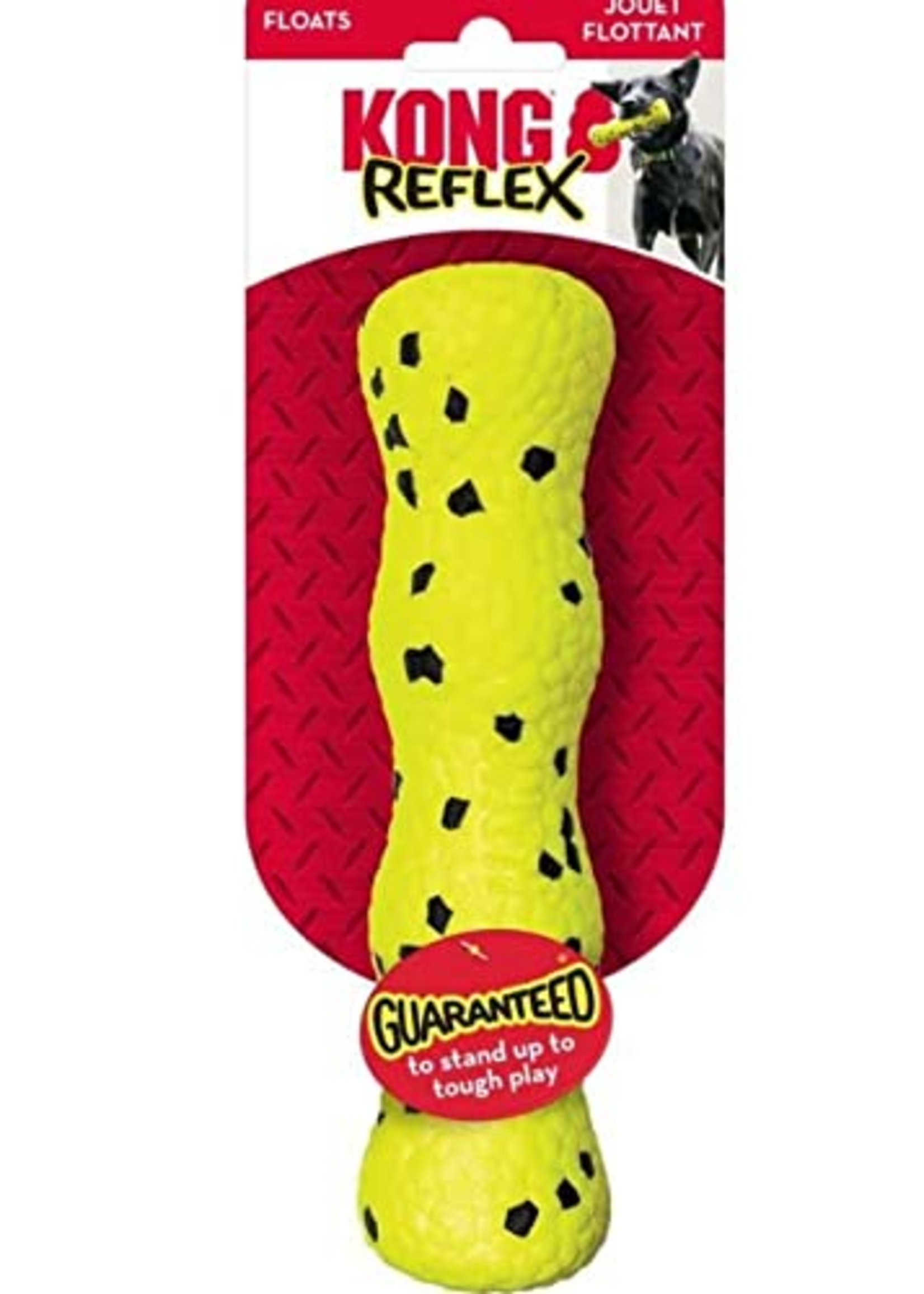 KONG KONG Reflex Stick Dog Toy - Medium, Yellow