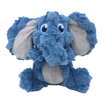 KONG KONG Scrumplez Elephant Dog Toy - Medium, Blue