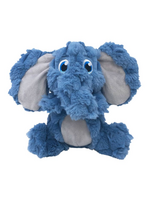 KONG KONG Scrumplez Elephant Dog Toy - Medium, Blue