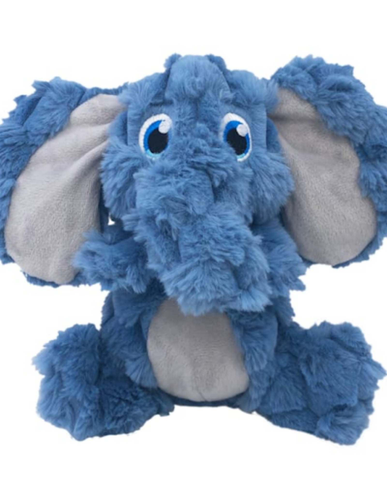 KONG KONG Scrumplez Elephant Dog Toy - Medium, Blue