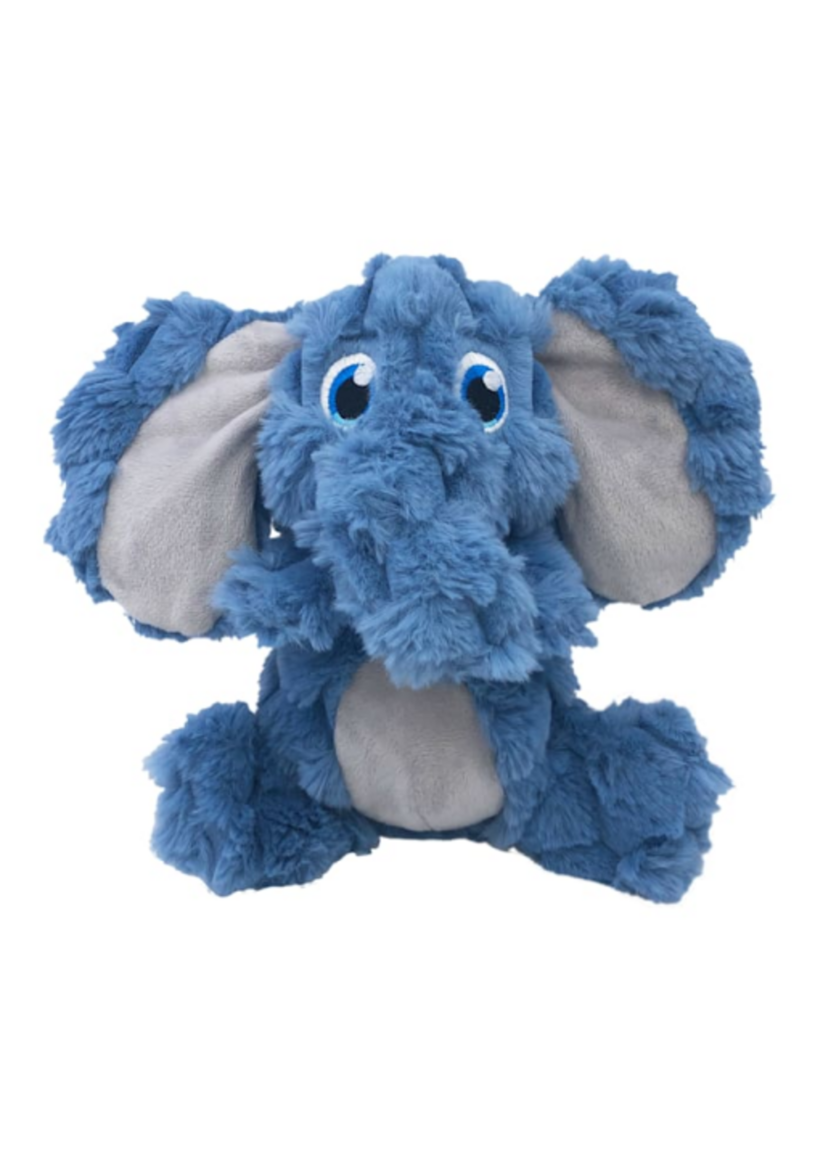 KONG KONG Scrumplez Elephant Dog Toy - Medium, Blue