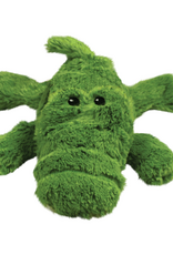 KONG KONG Plush Cozi Ali Alligator Dog Toy  - Small, Green