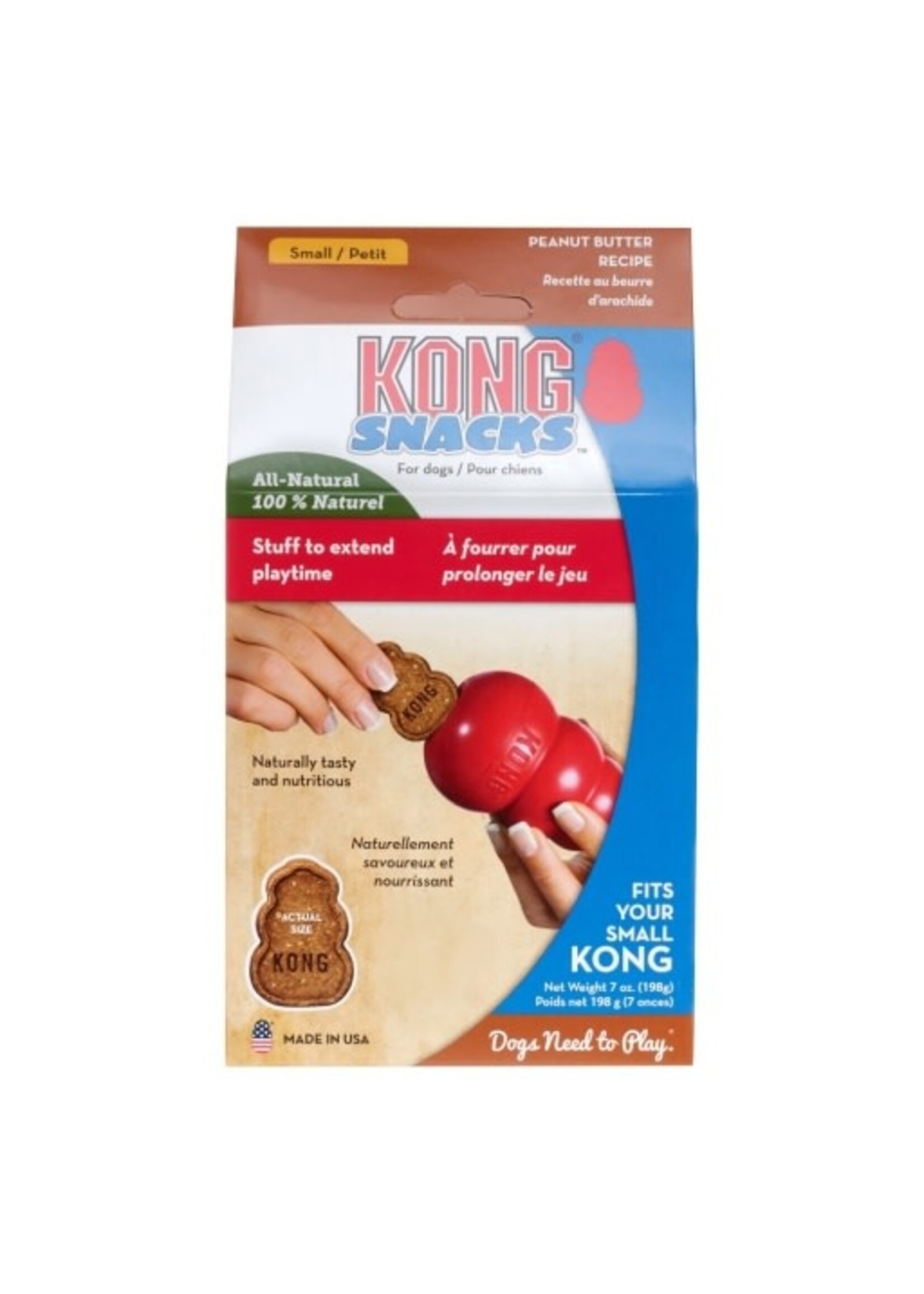 KONG KONG Snacks Peanut Butter Dog Treats - Small 8 oz