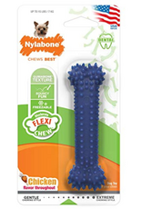 Nylabone Nylabone Dental Chew Bone Dog Toy - Chicken - X-Small