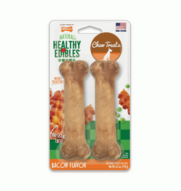 Nylabone Nylabone Healthy Edibles Longer Lasting Bacon Treats Wolf 2 count