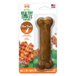 Nylabone Nylabone Healthy Edibles Bacon Dog Bone Toy - Medium