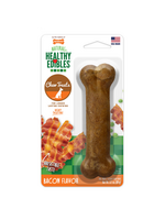 Nylabone Nylabone Healthy Edibles Bacon Dog Bone Toy - Medium