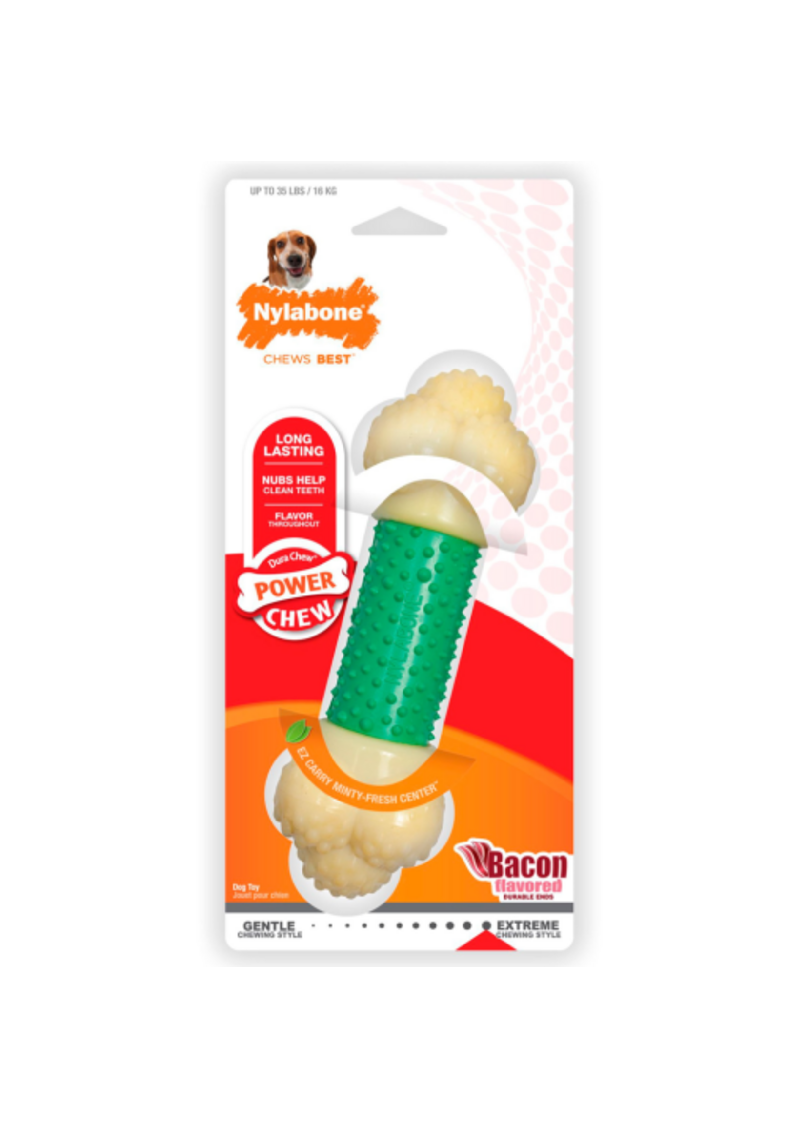 Nylabone NYLABONE DOUBLE ACTION CHEW- SOUPER/XL