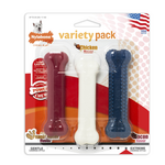 Nylabone NYLABONE DURA CHEW TRIPLE PACK REGULAR- BACON, PEANUT BUTTER, CHICKEN