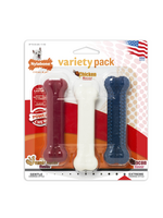 Nylabone NYLABONE DURA CHEW TRIPLE PACK REGULAR- BACON, PEANUT BUTTER, CHICKEN